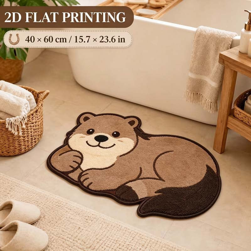 Horse-Themed Plush Bath Mat — product view 2