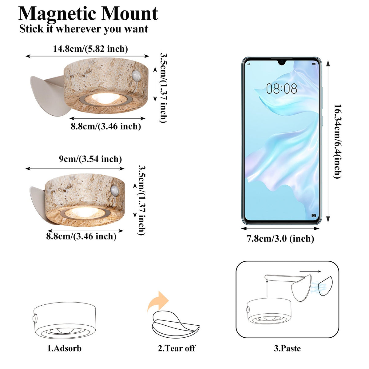 Magnetic Adhesive Phone Holder — product view 5