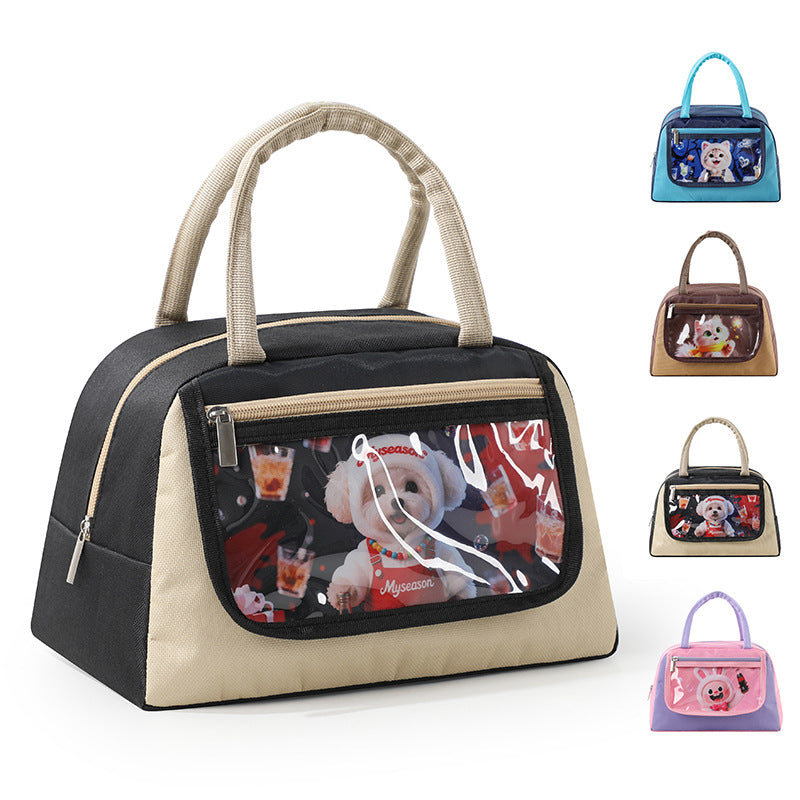 Cute Cat-Themed Insulated Lunch Carrier — product view 1