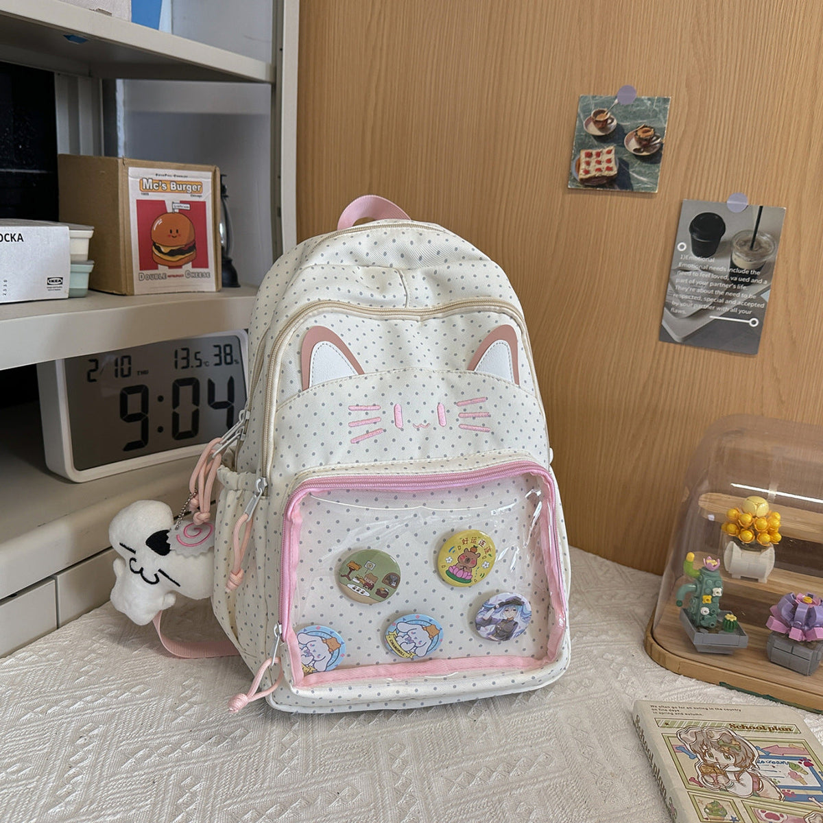 Playful Cat-Themed Backpack — product view 3