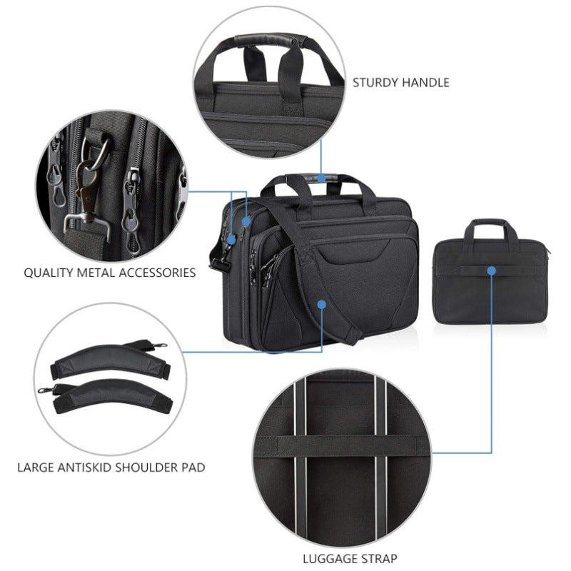 Multifunctional Laptop Briefcase LoungeYard — product view 4