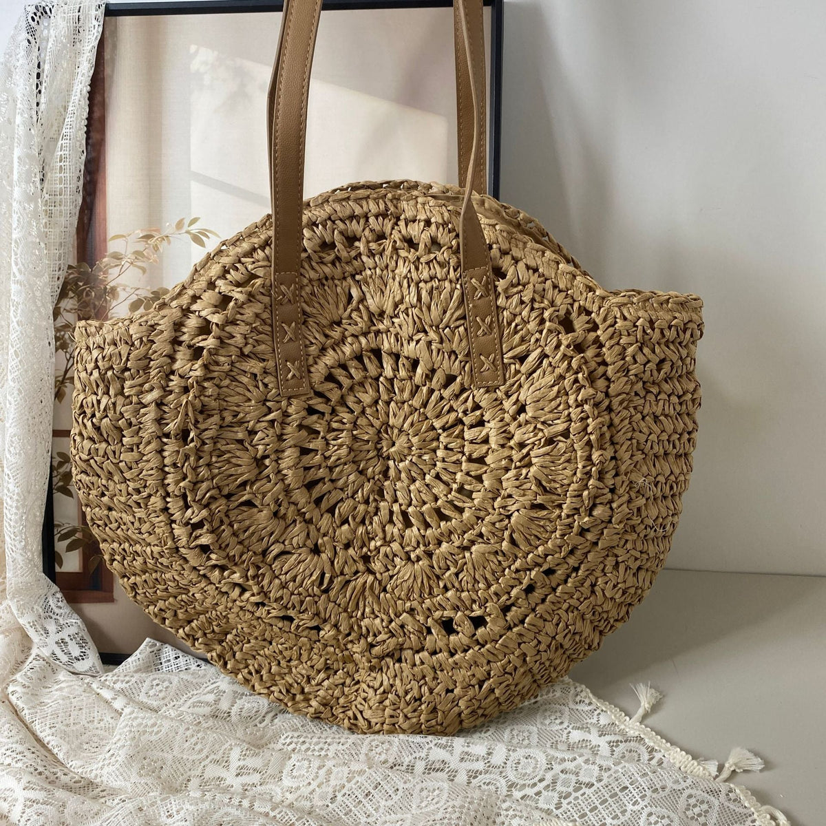Hand-knotted beach bag LoungeYard — product view 6