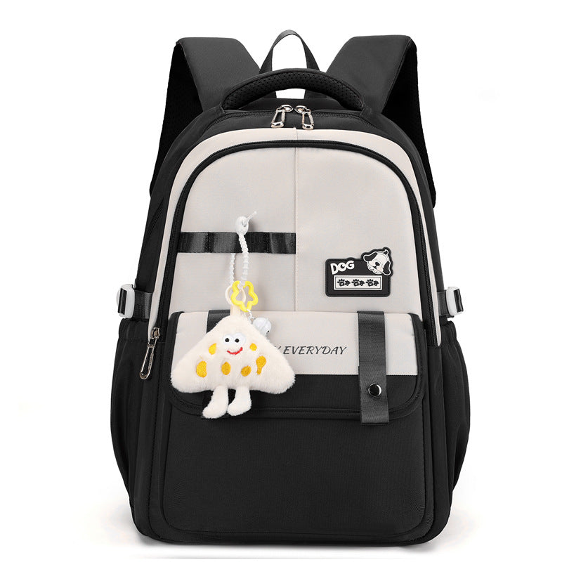 Child-friendly backpack made of high-quality material with fun pendants LoungeYard — product view 3