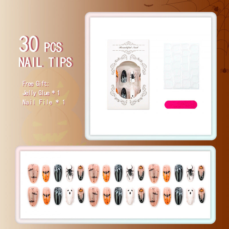 Halloween-Themed Decorative Press-On Nails — product view 4