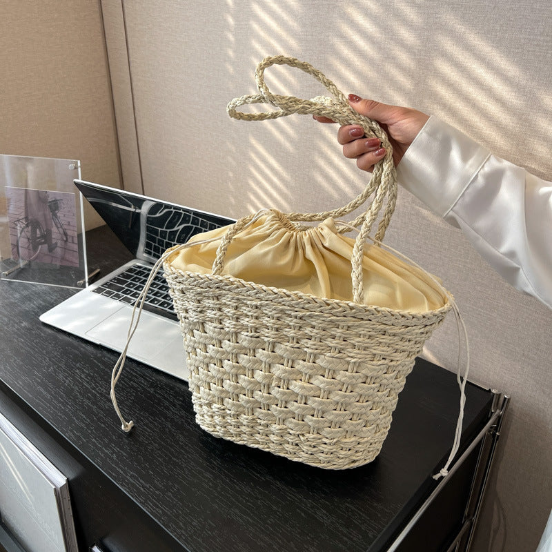 Handcrafted Basket Bag LoungeYard — product view 3