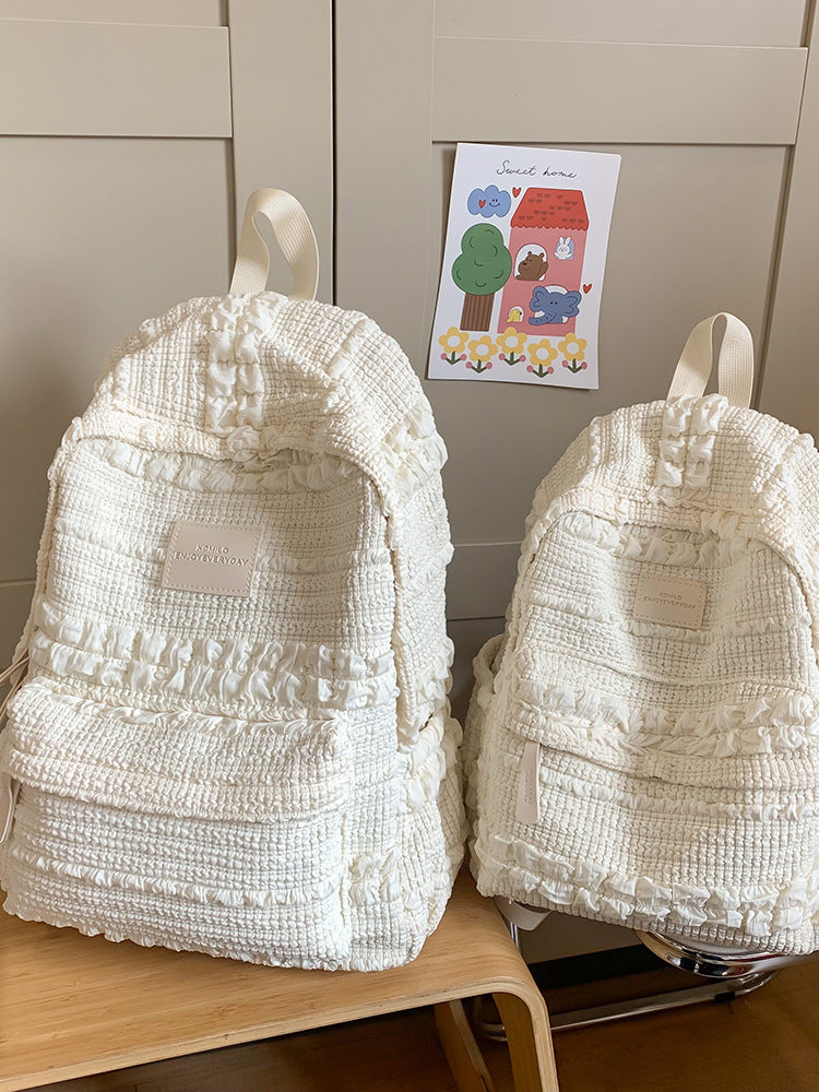 Stylish Textured Everyday Backpack — product view 3