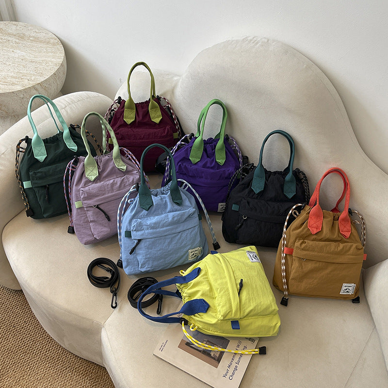 Multi-Functional Drawstring Utility Tote LoungeYard — product view 1