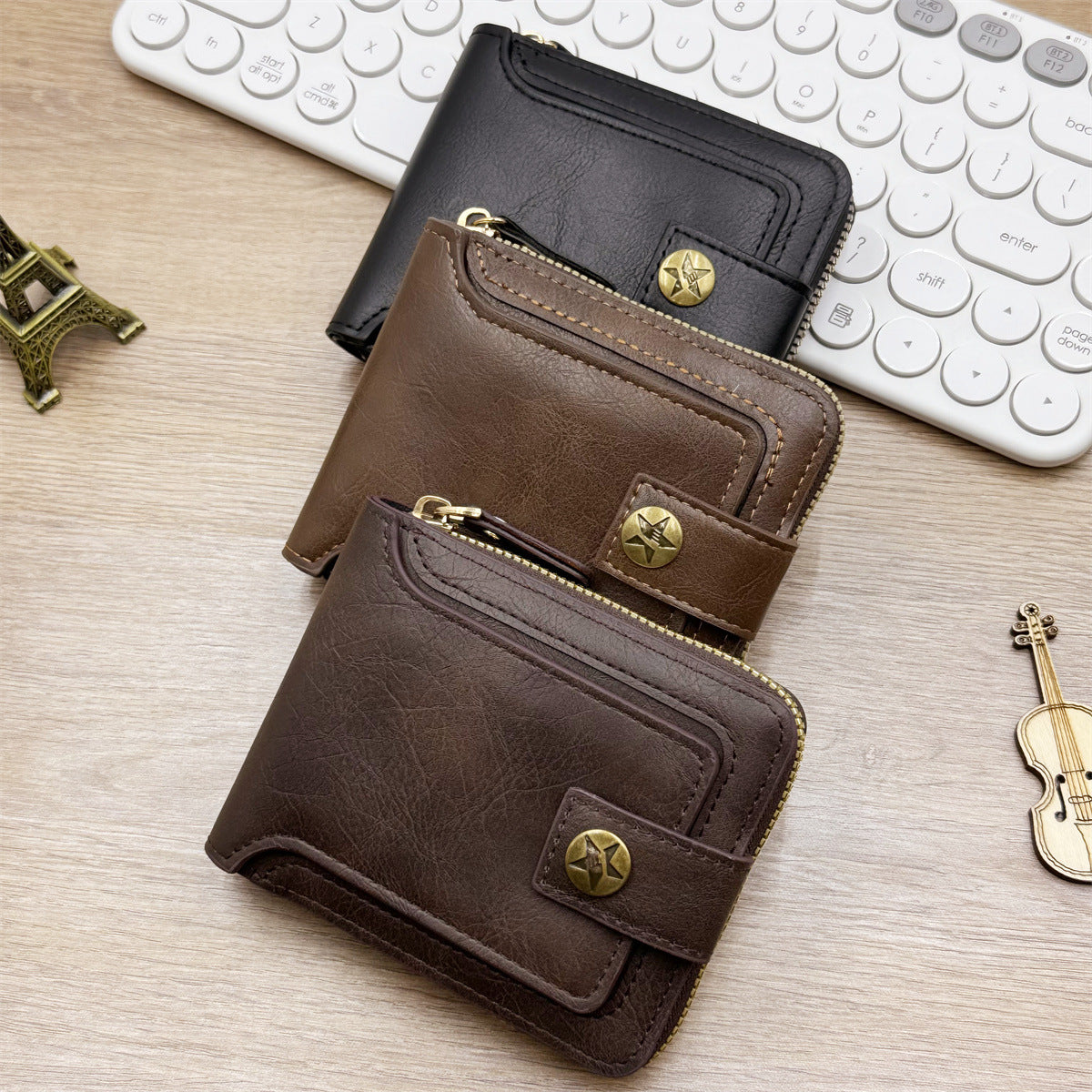 Compact Zip-Around Cardholder — product view 1