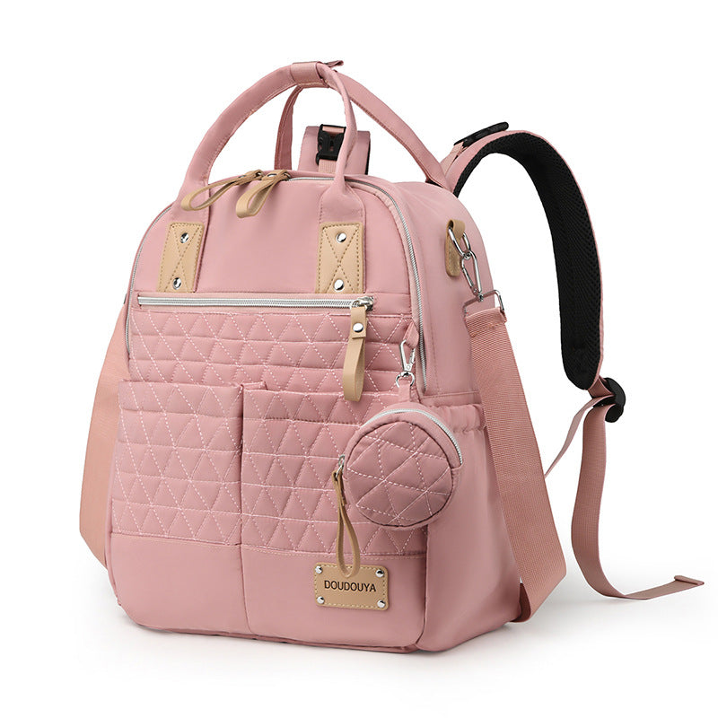 Quilted Multi-Function Backpack LoungeYard — product view 6