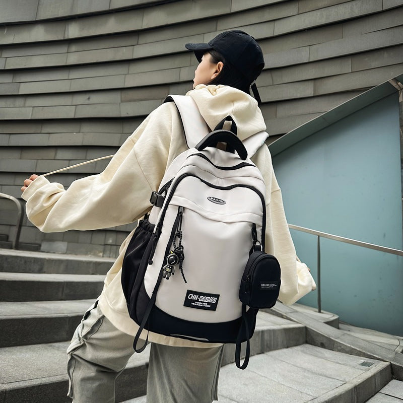 Graphic Design Multi-Pocket Backpack LoungeYard — product view 2