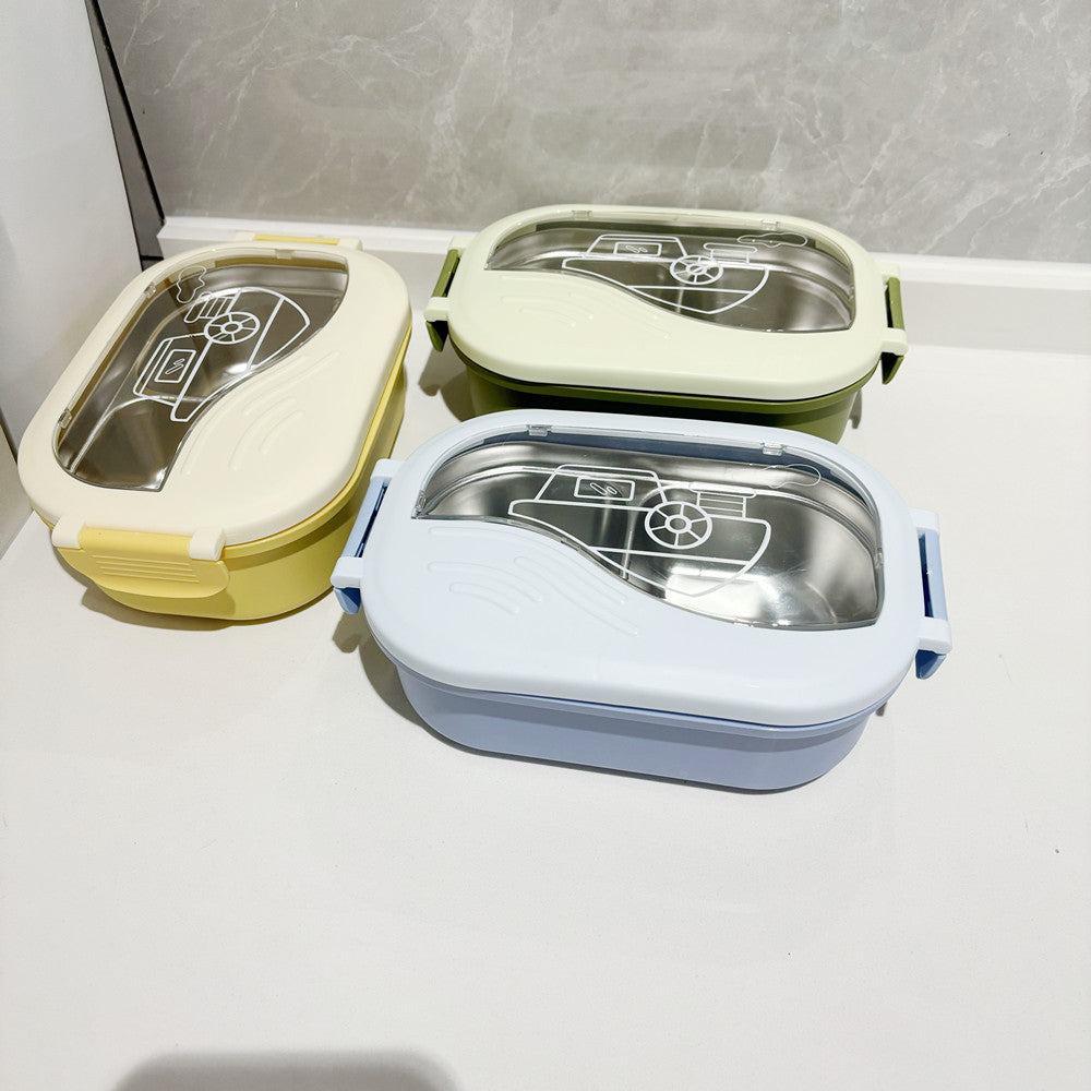 Multi-Layer Stainless Steel Food Storage Container — product view 3