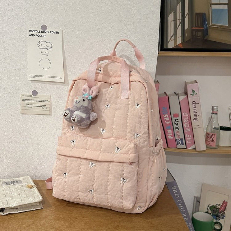 Quilted Travel Backpack — product view 2