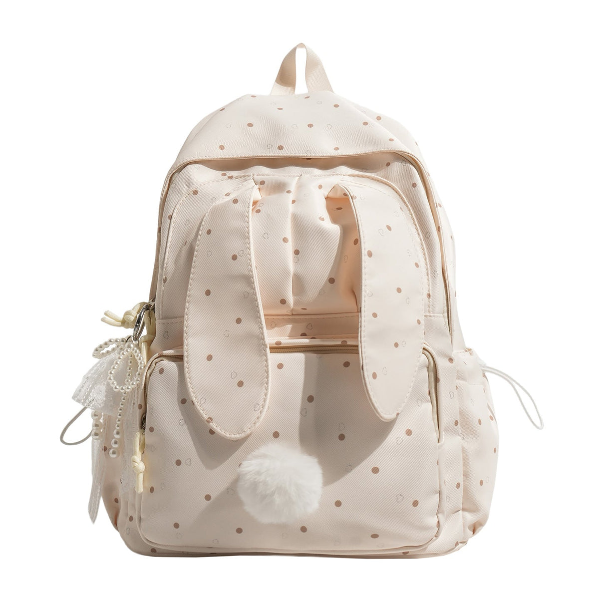 Kids' Cute Bunny-Design School Backpack LoungeYard — product view 3