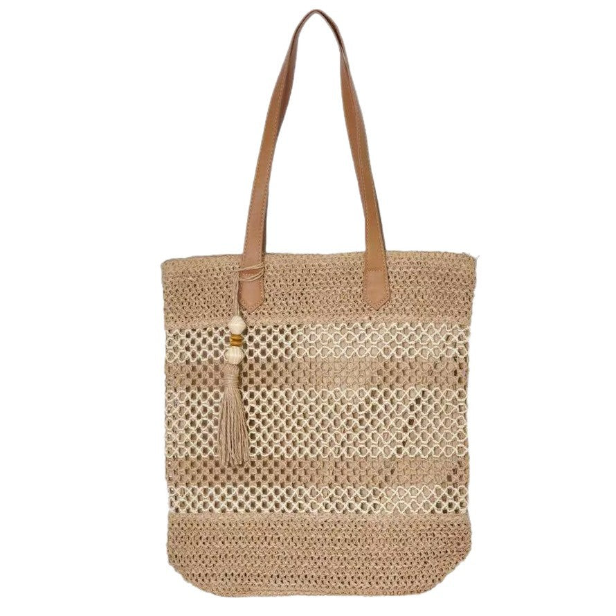 Handmade net beach bag LoungeYard — product view 4