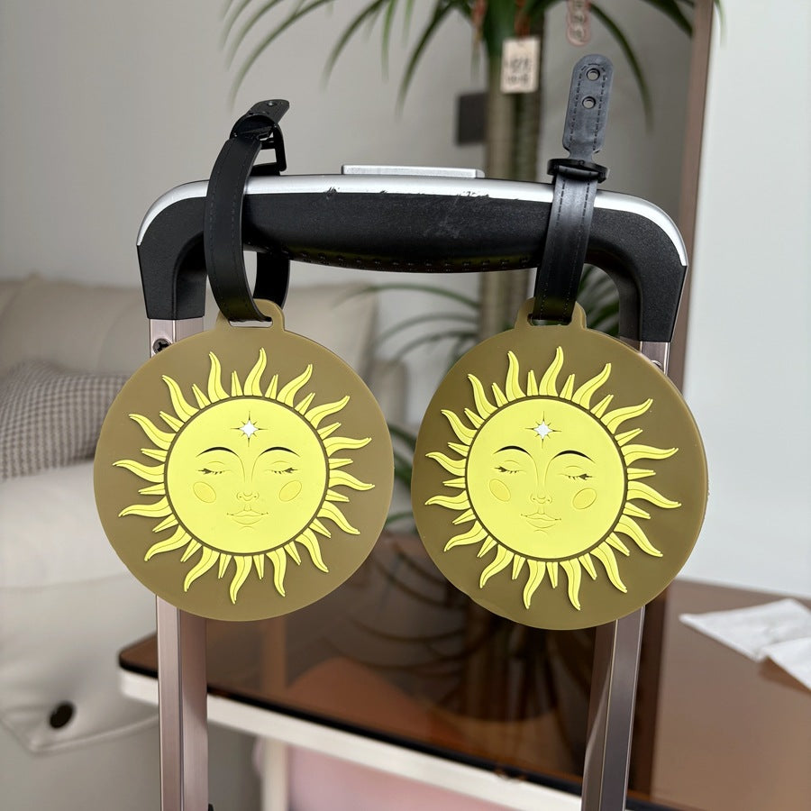 Sun-Themed Luggage Tag LoungeYard — product view 3