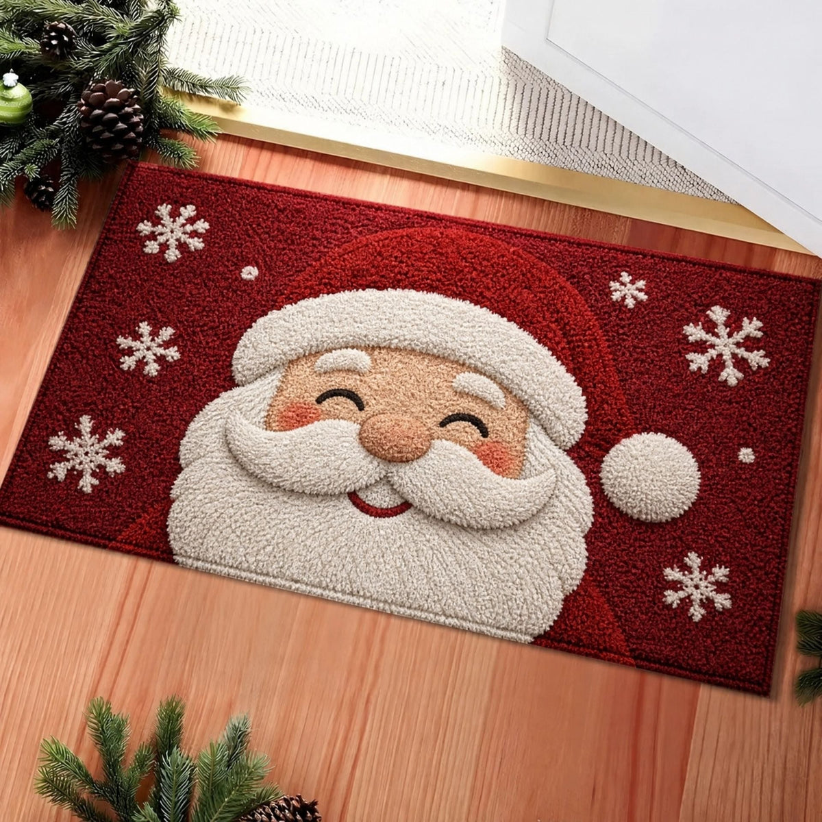 Whimsical Holiday-Themed Floor Mat Bowlift — product view 4