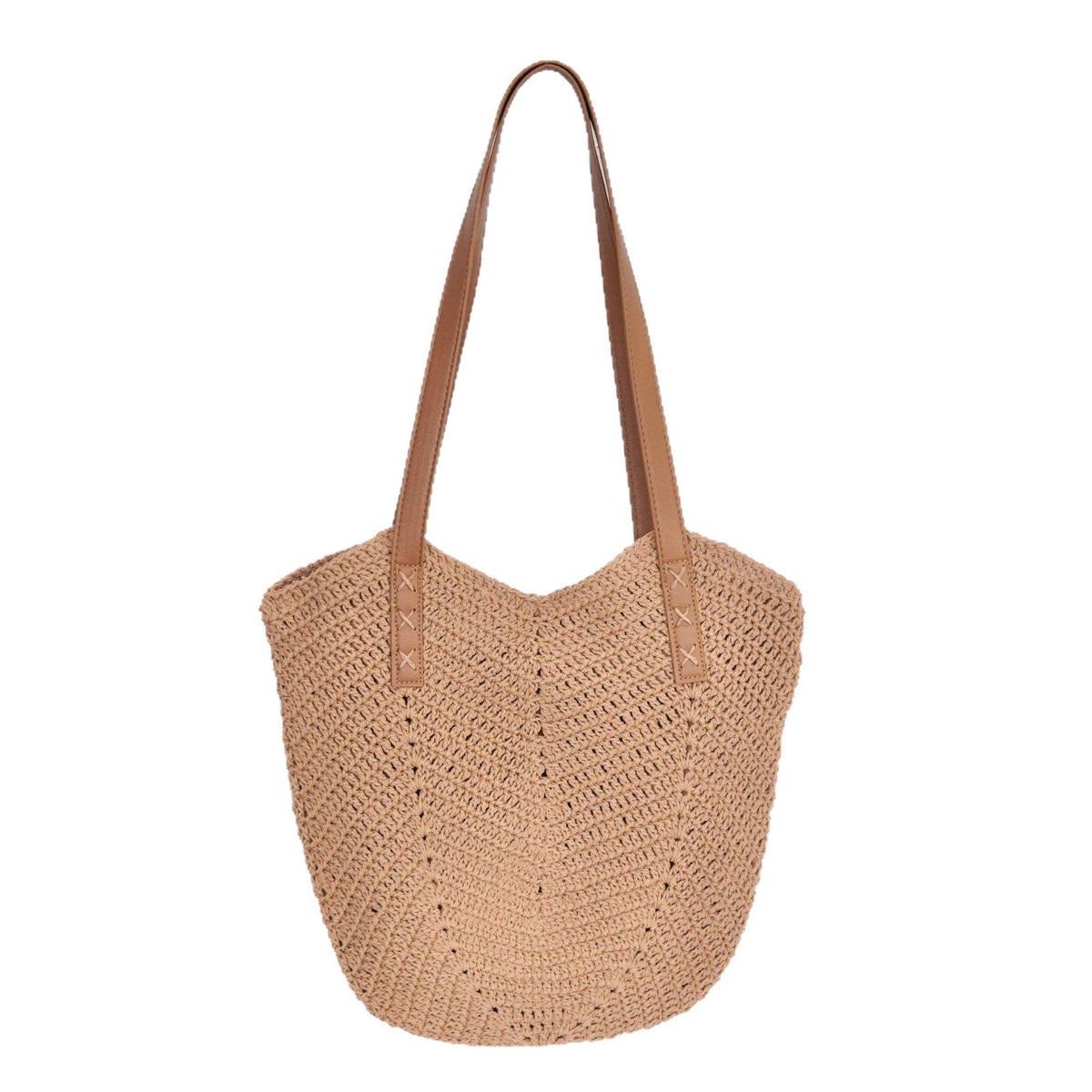 Hand-crocheted shoulder bag with reinforced straps LoungeYard — product view 4