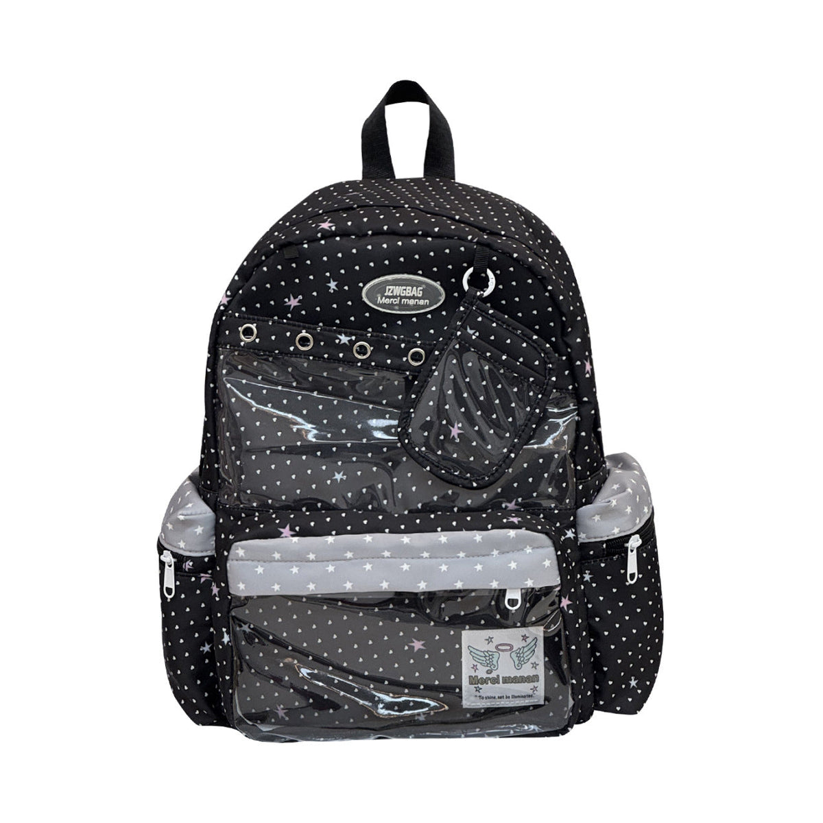 Fun Star Print Backpack — product view 3