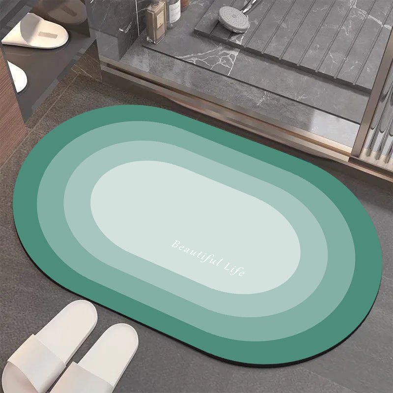 Modern Layered Bathroom Mat LoungeYard — product view 4