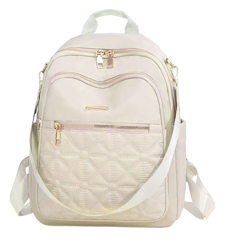 Elegant Quilted Multi-Pocket Backpack LoungeYard — product view 5