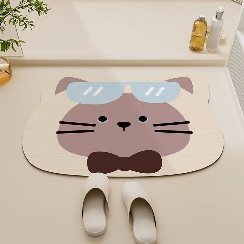 Cute Hippo-Shaped Bath Mat — product view 7