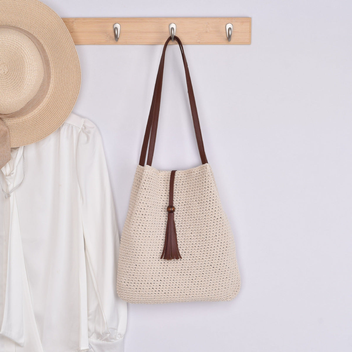 Handmade Croatian Macrame Bag LoungeYard — product view 4