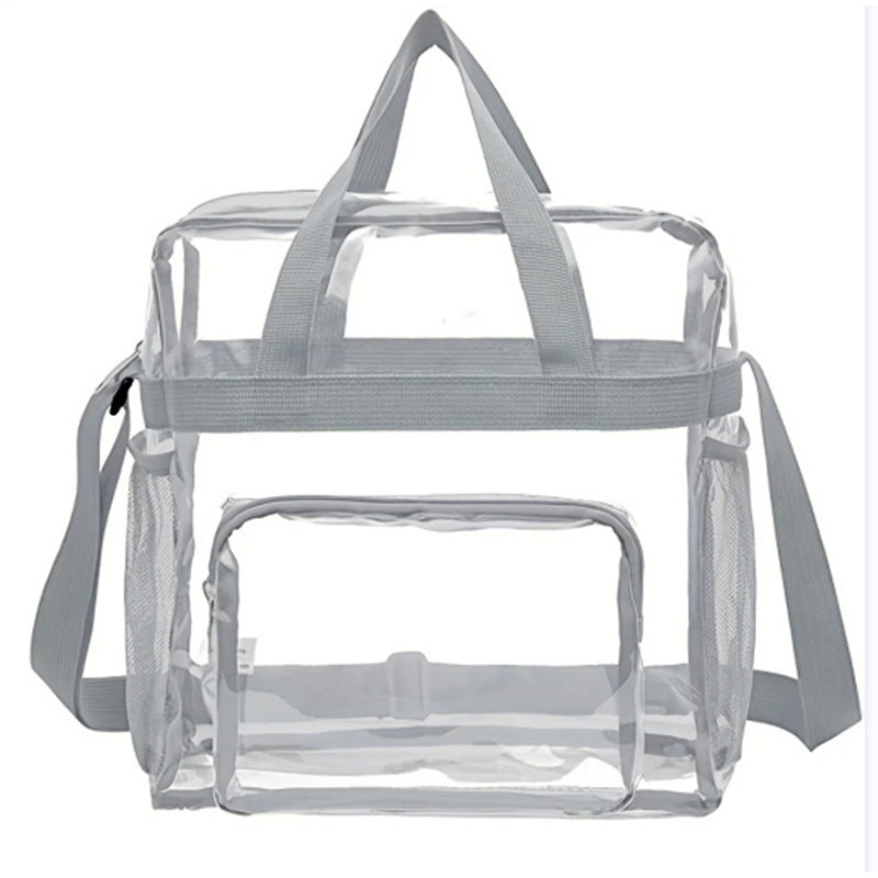 Transparent Tote Bag with Multiple Compartments LoungeYard — product view 2