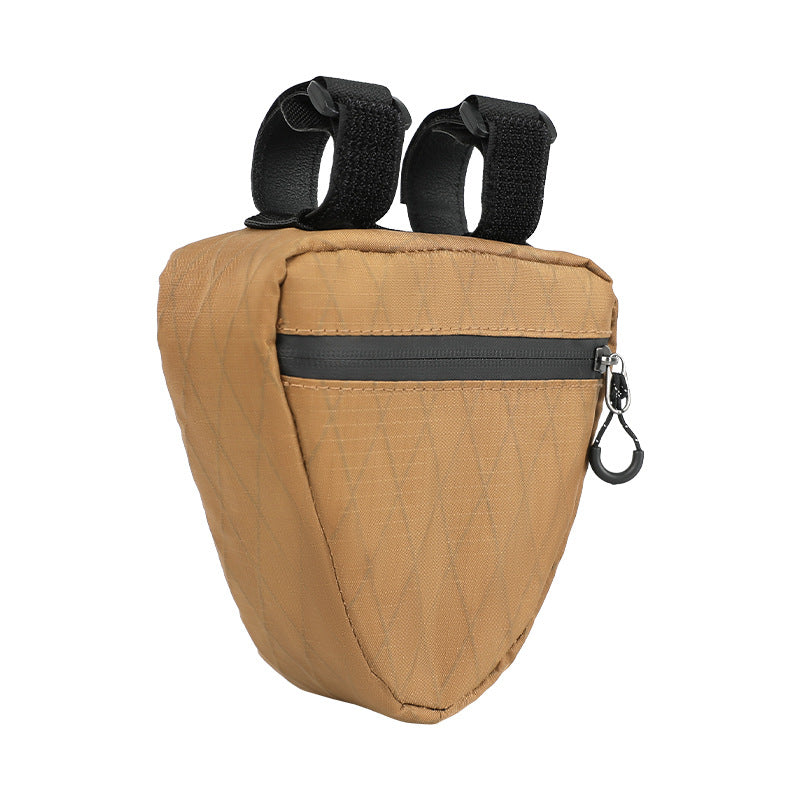compact ripstop travel organizer pouch with dual-zip compartments and side carry loop LoungeYard — product view 5