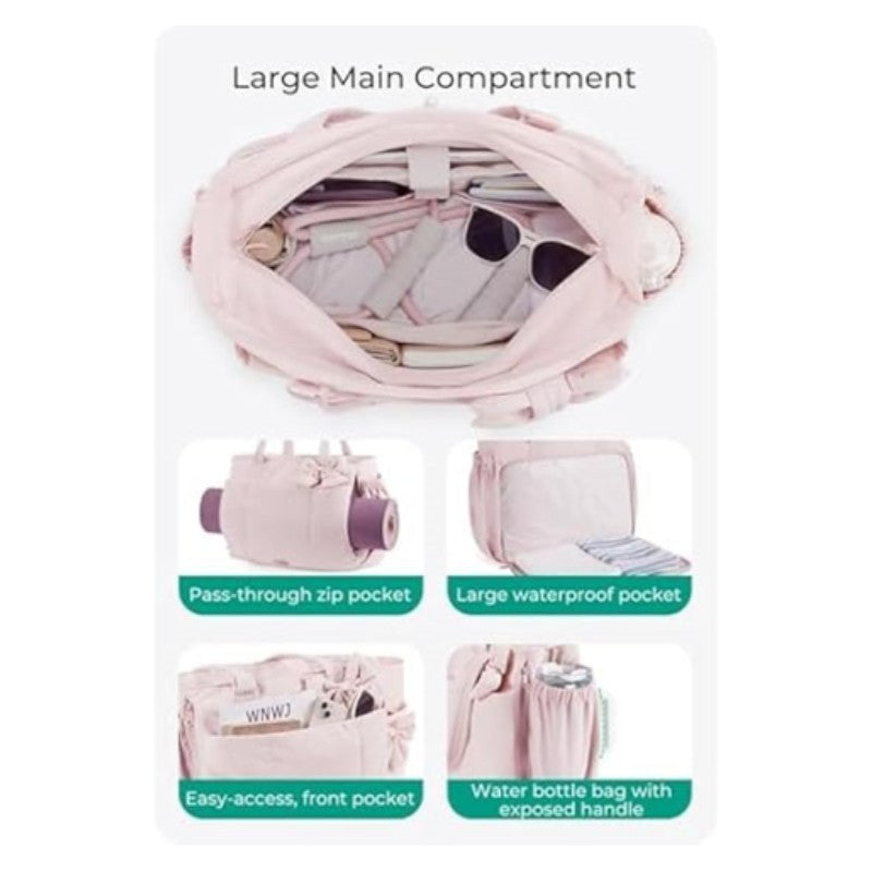 Stylish everyday bag with practical compartments LoungeYard — product view 4