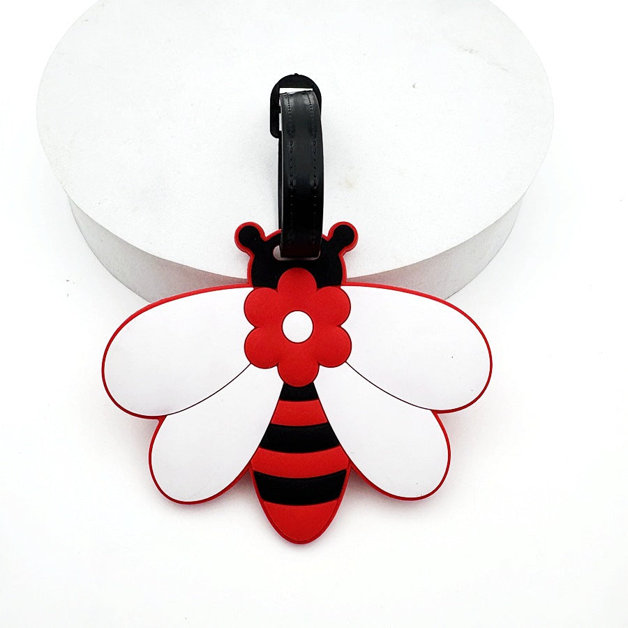 Bee-Themed Luggage Tag LoungeYard — product view 6
