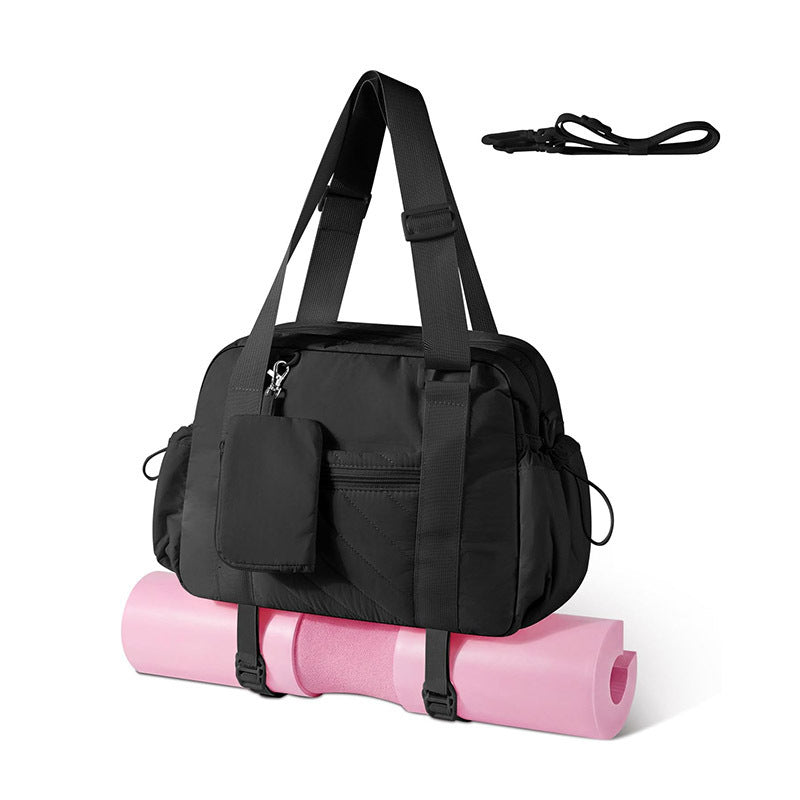 Multifunctional sports bag with yoga mat carrier LoungeYard — product view 6