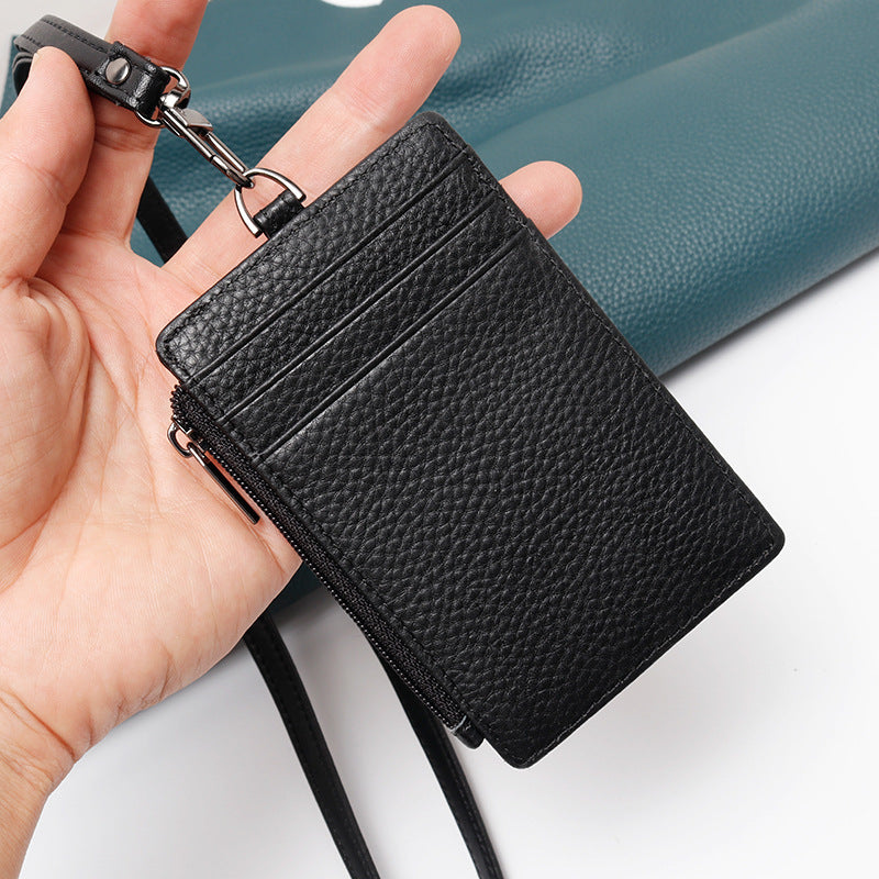 Leather ID and Card Holder LoungeYard — product view 1