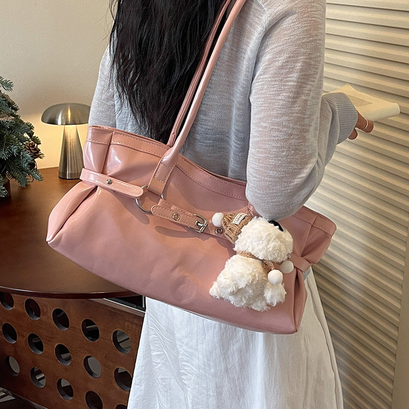 Elegant Patent Leather Handbag — product view 4