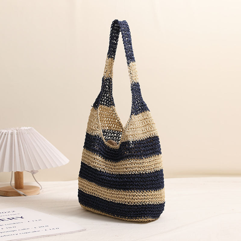 Casual Tote Bag in Striped Design LoungeYard — product view 4