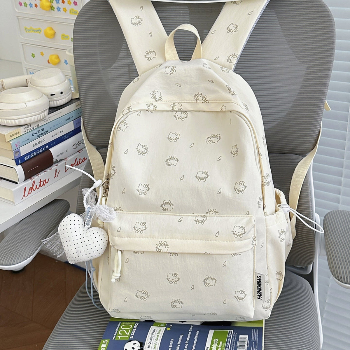 Cute Printed Backpack — product view 1