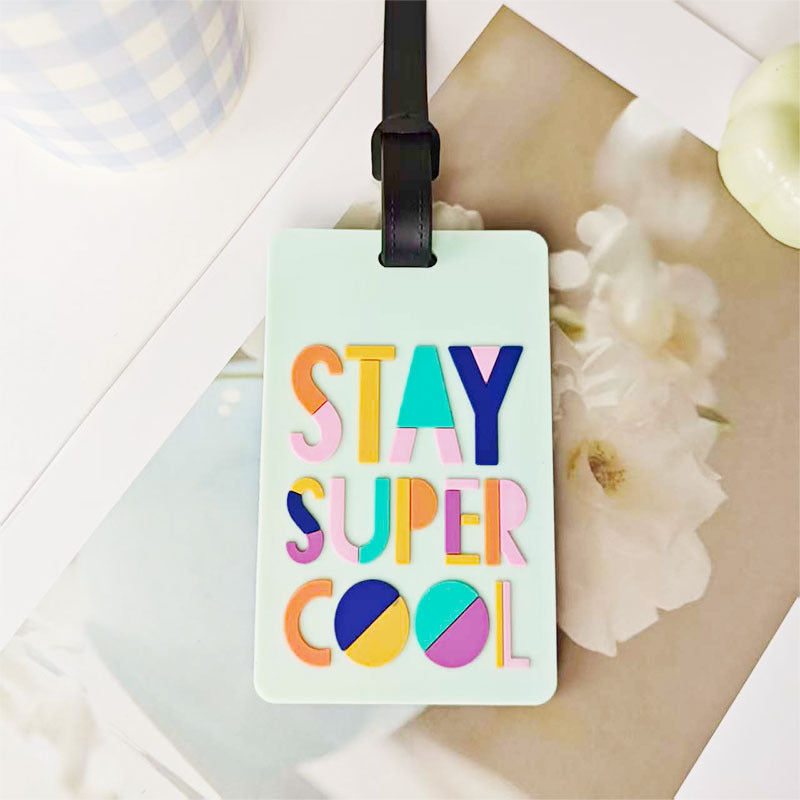 Unisex Tropical-Themed Luggage Identifier LoungeYard — product view 5