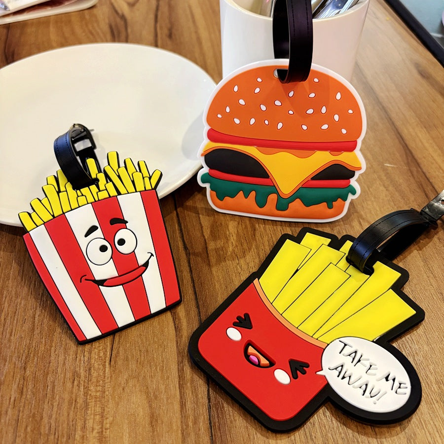 Fun Fast Food Luggage Tag LoungeYard — product view 1