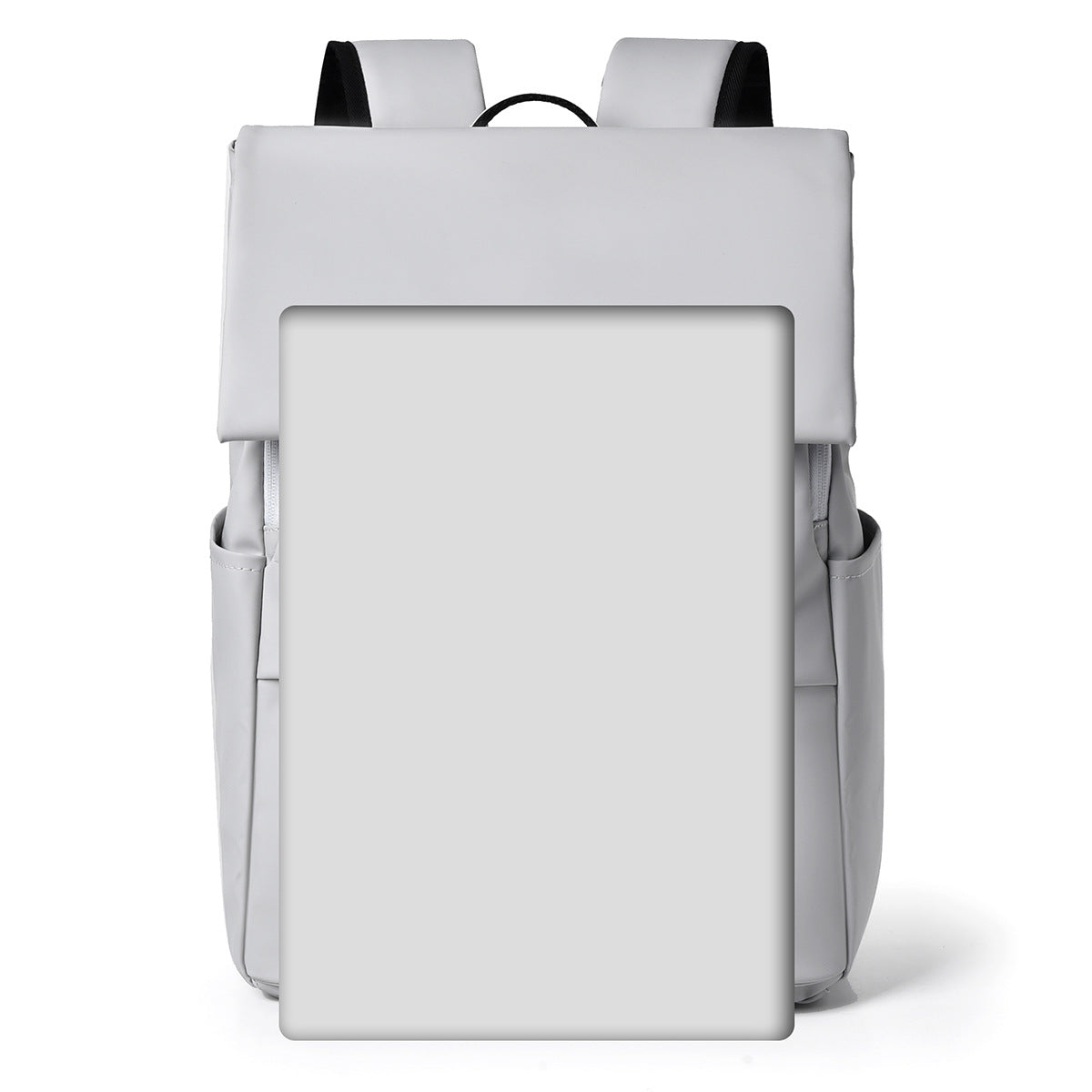 High-quality backpack with innovative roll closure and practical outer pockets LoungeYard — product view 1