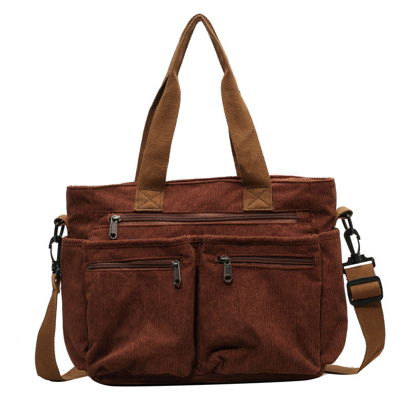 Durable shoulder bag with multiple compartments LoungeYard — product view 6