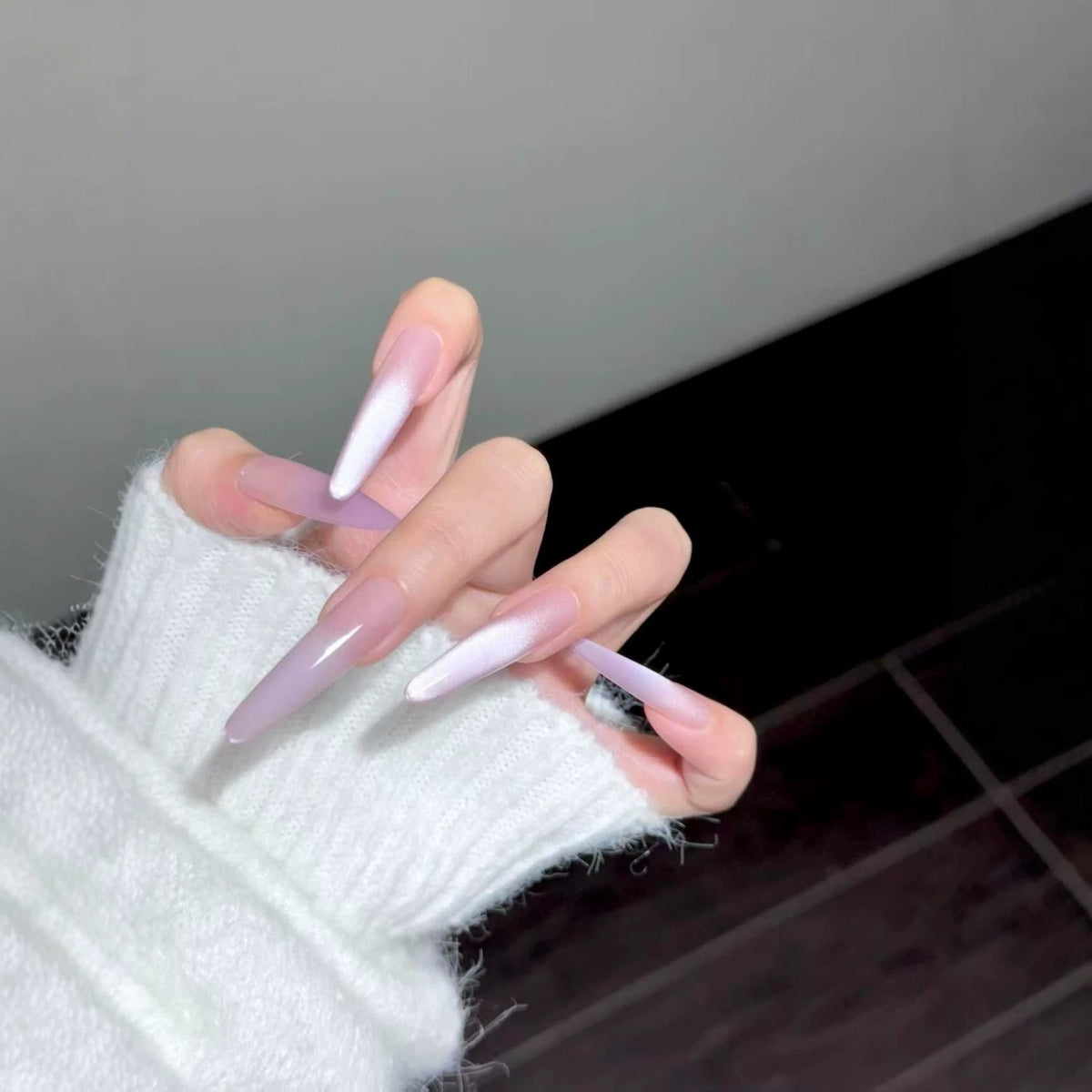 Ombre Stiletto Nail Extensions — product view 4