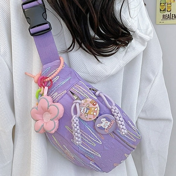 Fashionable waist bag with adjustable strap LoungeYard — product view 4