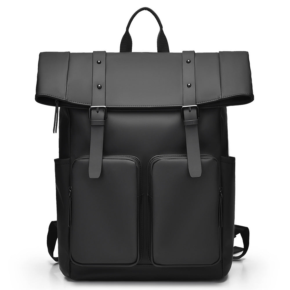 Roll-Top Waterproof Urban Backpack LoungeYard — product view 3