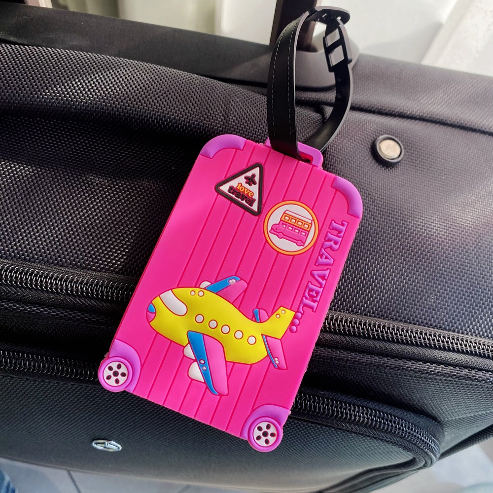 Travel-themed Luggage Tag LoungeYard — product view 6