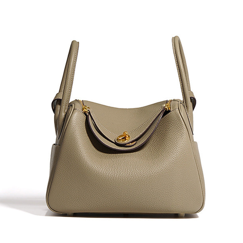 Structured Leather Handbag LoungeYard — product view 5