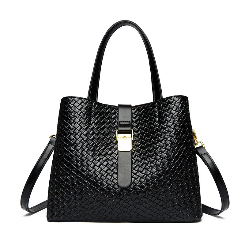 Textured Structured Handbag LoungeYard — product view 5