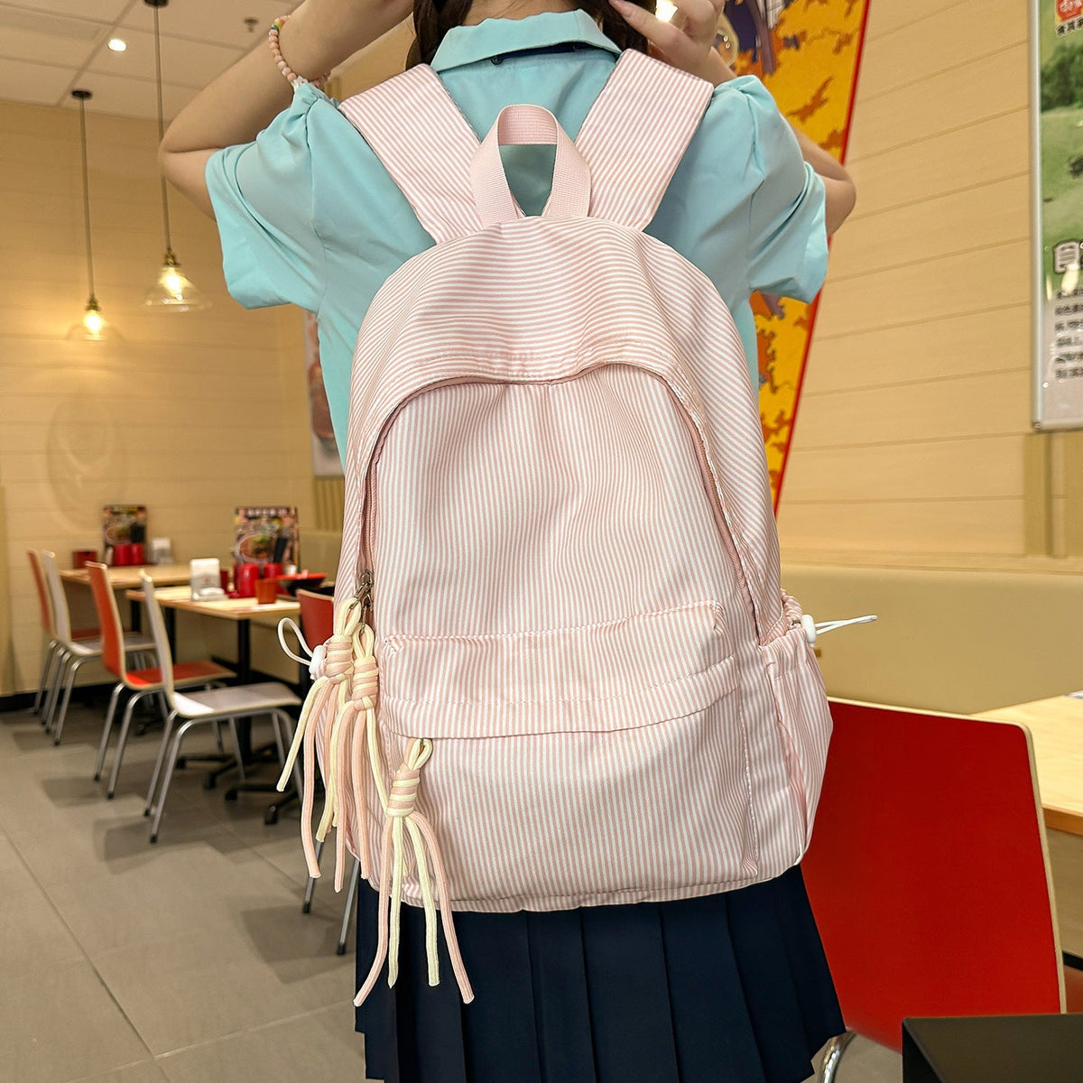 Lightweight Striped Backpack LoungeYard — product view 2