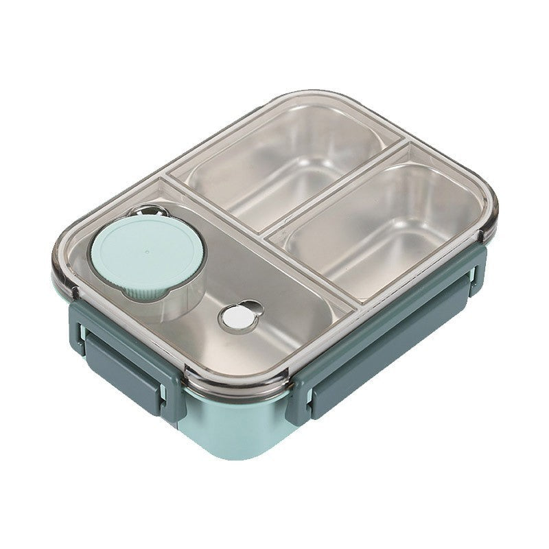 Stainless Steel Bento Box with Leak-Proof Lid — product view 5