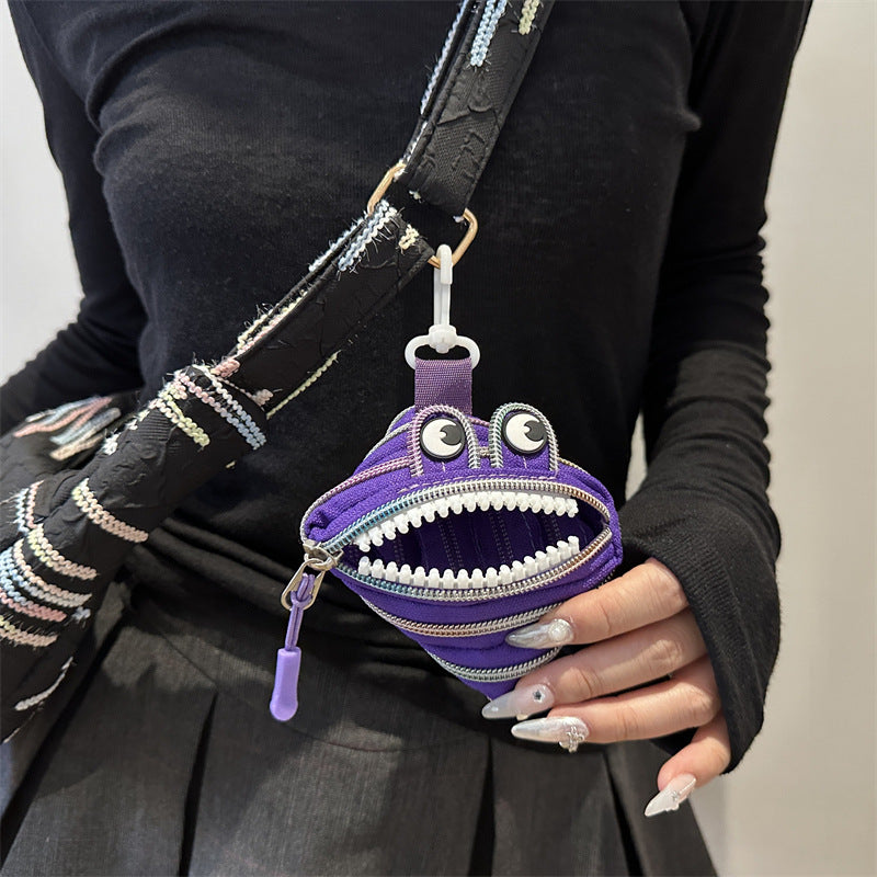 Cute Character Keychain Pouch LoungeYard — product view 1