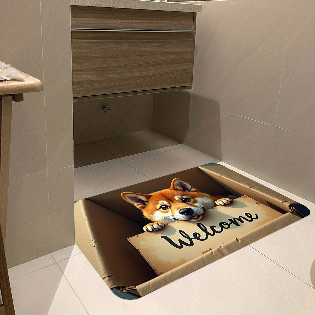 Soft Plush Cat Paw Bath Mat — product view 5
