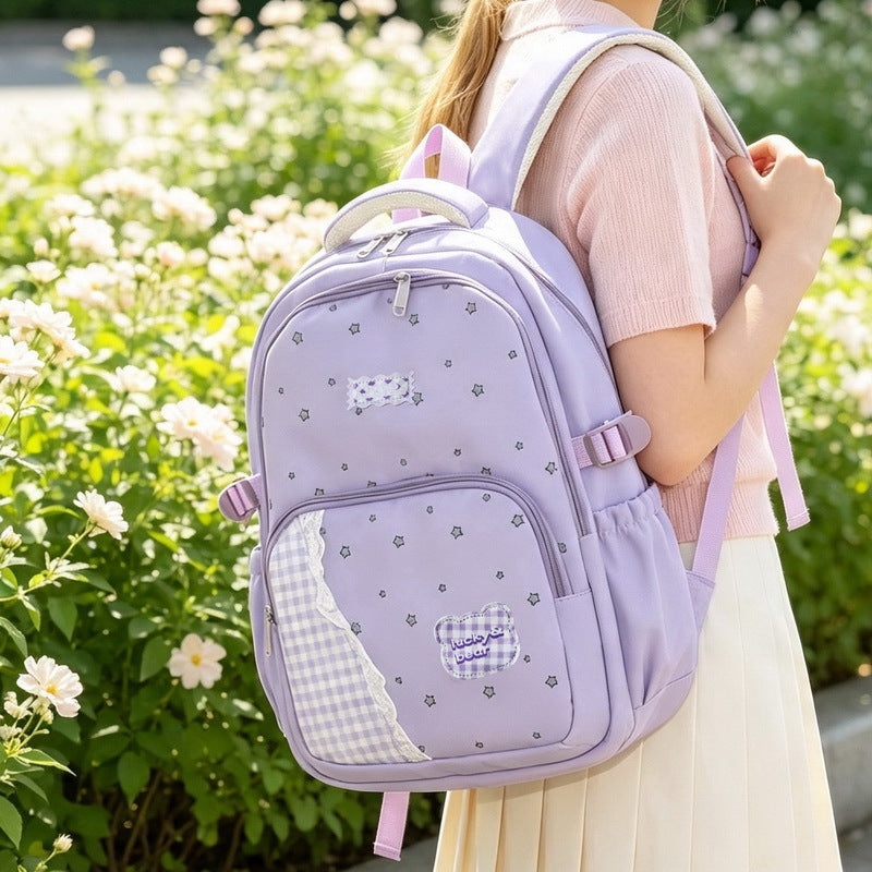 Fun-Patterned Lightweight Backpack LoungeYard — product view 2